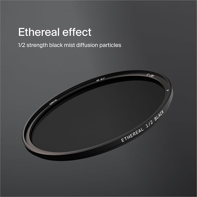 Urth 43mm Magnetic Ethereal Black Mist ½ Diffusion Lens Filter — Cinematic - Image 2