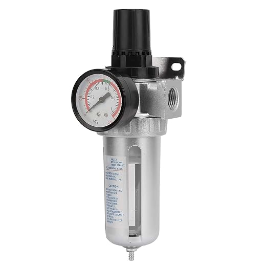 1/2" NPT Air Filter Regulator 0-150Psi - Image 6