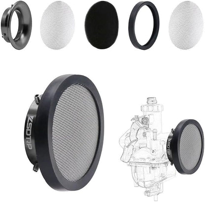Carburetor Carb Velocity Stack 44mm Air Cleaner Filter Modified Trumpet by ZSDTRP