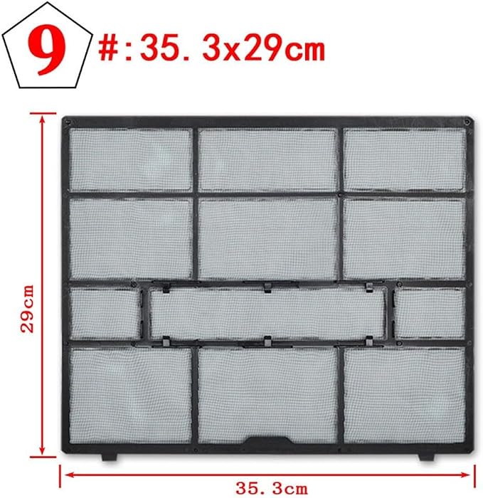 Wall Mounted Air Conditioner Dustproof Filter Cover, Plastic Indoor Unit Air - Image 4