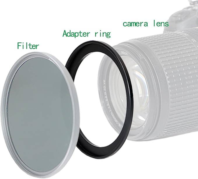 43mm to 52mm Step-Up Ring Filter Adapter - Image 4