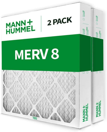 Mann+Hummel 20x25x4 MERV 8 Pleated HVAC AC Furnace Air Filters. 2 Pack. - Image 4
