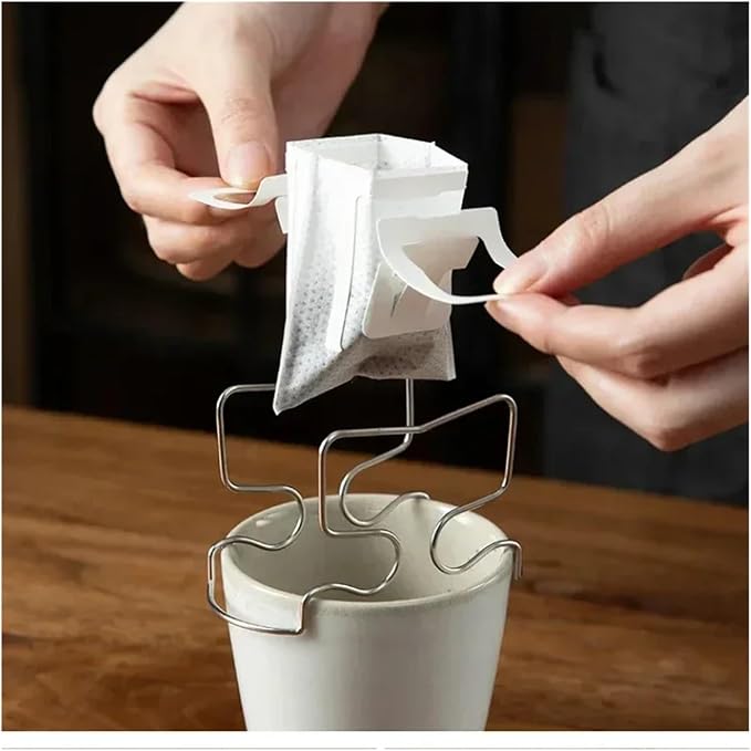 1x Coffee Filter Holder Portable Reusable Outdoor Tea Filters Dripper Baskets - Image 2