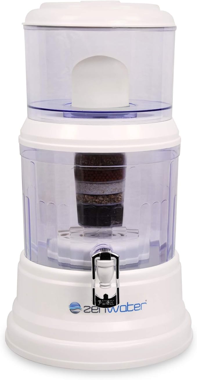 ZENWATER 4-Gallon Countertop Gravity Water Filter System by ZenWater