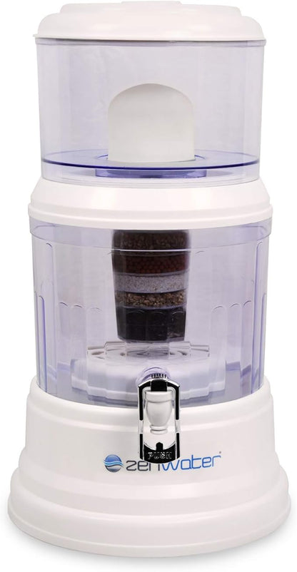 ZENWATER 4-Gallon Countertop Gravity Water Filter System by ZenWater