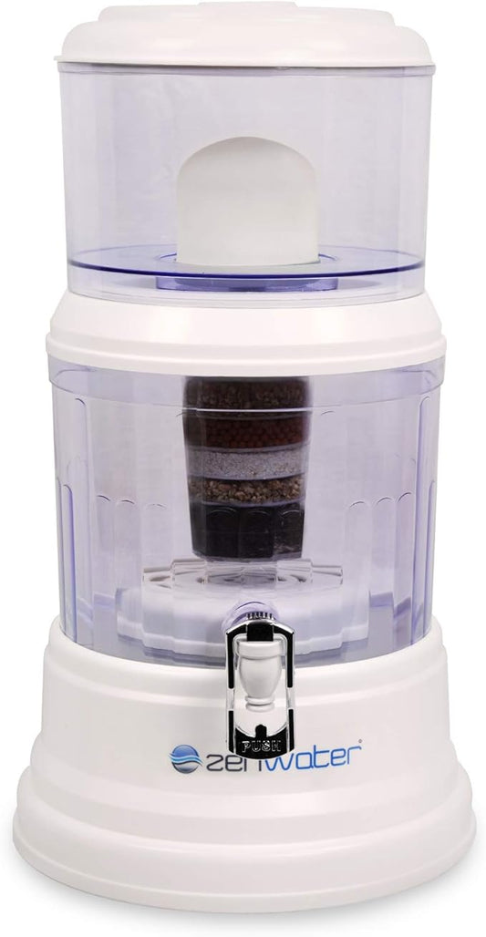 ZENWATER 4-Gallon Countertop Gravity Water Filter System by ZenWater