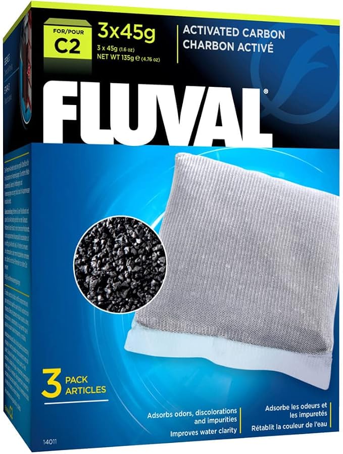 Fluval C2 Activated Carbon, Replacement Aquarium Filter Media by Fluval