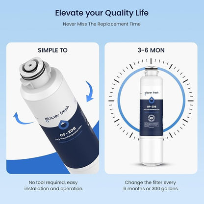 GLACIER FRESH DA29-00020B Refrigerator Water Filter Compatible - Image 5