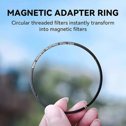 Kase 95mm Magnetic Adapter Ring, Aviation Aluminum 0.5s Snap-On Frame - Image 3