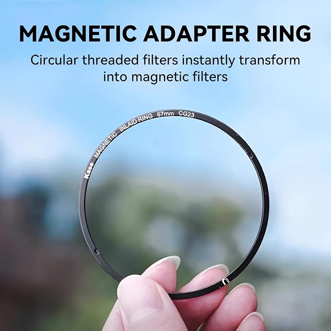 Kase 82mm Magnetic Adapter Ring, Aviation Aluminum 0.5s Snap-On Frame - Image 3