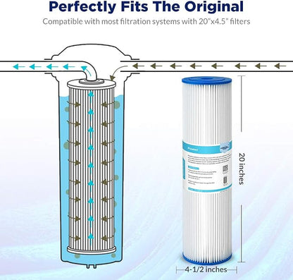 Membrane Solutions 5 Micron Whole House Sediment Water Filter Replacement - Image 3
