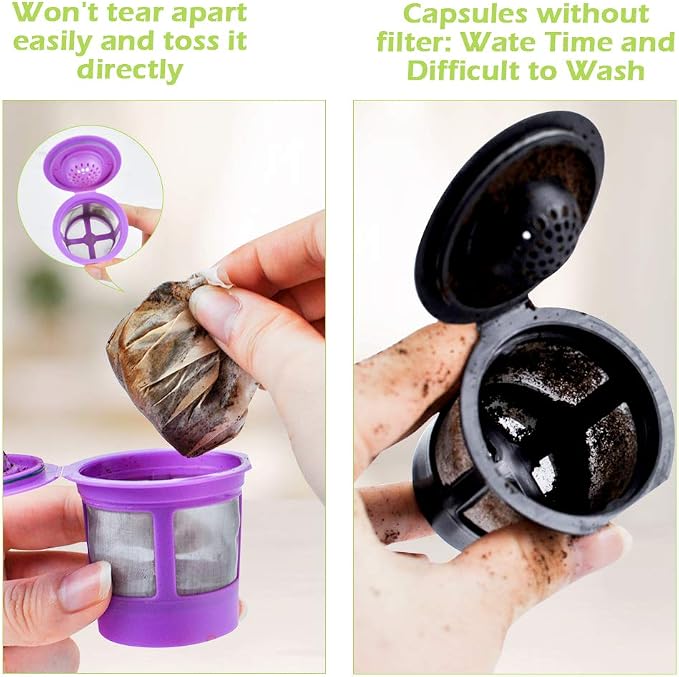 CAPMESSO Disposable Coffee Paper Filters Replacement Kerig Coffee Filters - Image 3