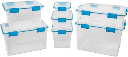 Sterilite 8-Pack Gasket Box, Weather-Resistant Storage Bins - Image 9