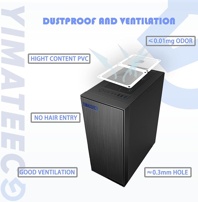 120mm PC Dust Filter Fan Filter Computer Fan Grills Dust Mesh Magnetic Frame PC - Image 5