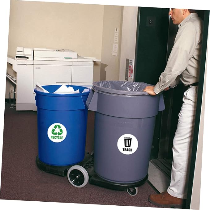 Bin Labels of Garbage Can Decals Material Reminding Stickers - Image 8