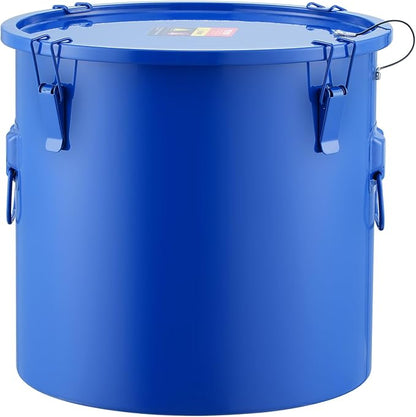 VEVOR Fryer Grease Bucket, 8 Gal Oil Disposal Caddy Carbon Steel Fryer Oil by VEVOR