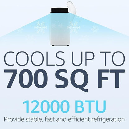​Portable Air Conditioners, 12000 BTU Powerful AC Unit Cools 550 Sq.Ft Spaces - Image 2