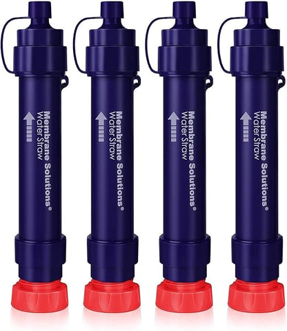 Membrane Solutions Water Filter Straw S2, NSF/ANSI 42&372&401 Certified by MembraneSolutions