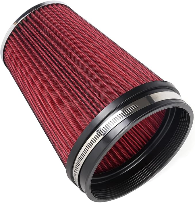 MUGE RACING 6" 152 mm High Flow Inlet Air Filter, Air Intake Cone Filter by MUGERACING