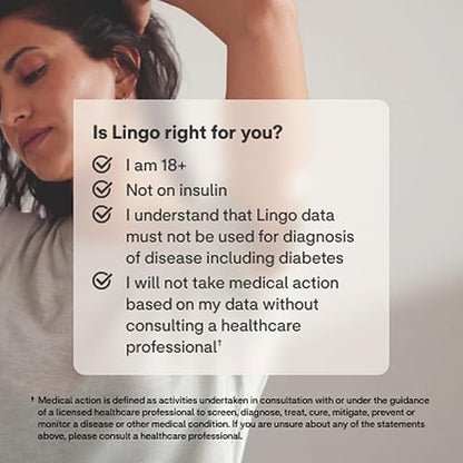 Lingo Continuous Glucose Monitor & App. Made by Abbott. Know the impact of what - Image 2