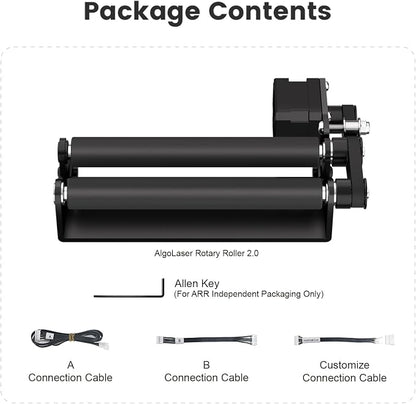Algolaser Rotary Roller for Pixi Laser Engraver – Y-Axis Rotary Module for - Image 6