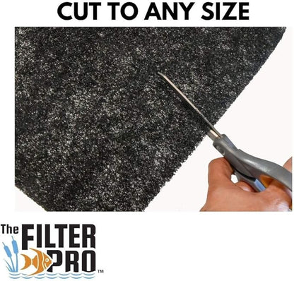Black Coarse Filter Media, 1.25" Thick, Ponds or Water Gardens, Made in USA - Image 2