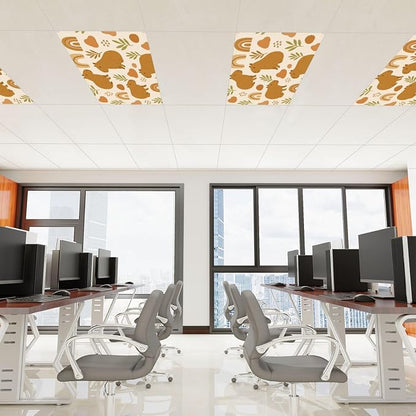 6 Pcs Fluorescent Light Covers for Ceiling Lights Cute Capybara Gifts Rainbows - Image 3