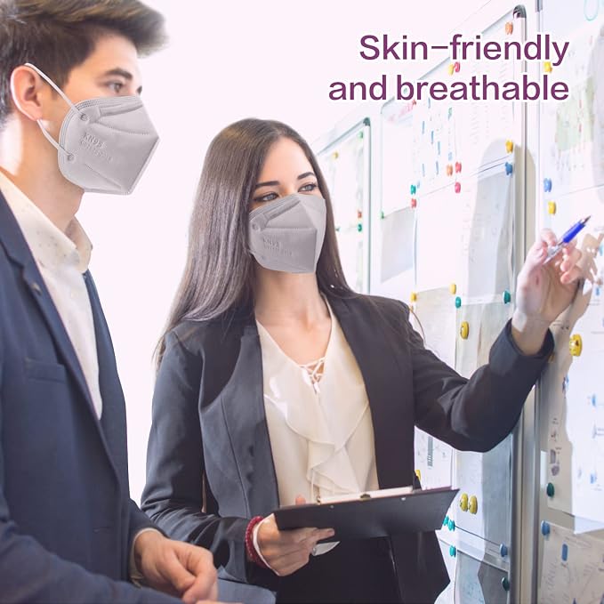 Miuphro KN95 Face Mask, 5-Layer Design Cup Dust Safety KN95 Masks 25 Pack - Image 7