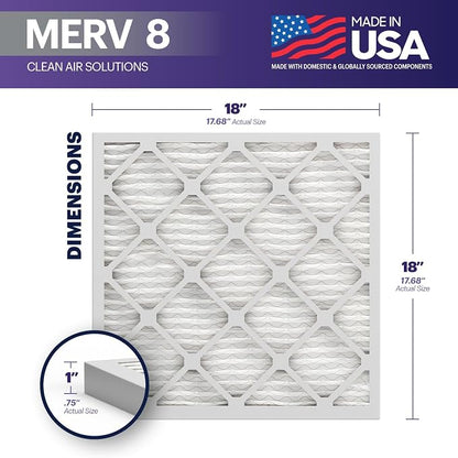 BNX TruFilter 18x18x1 Air Filter MERV 8 - Image 2