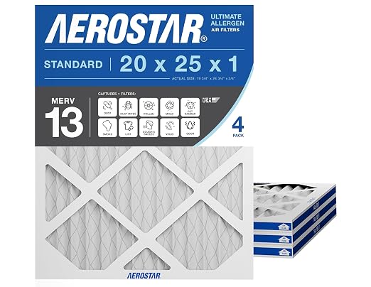 Aerostar 20x25x1 MERV 13 by AirFiltersDelivered