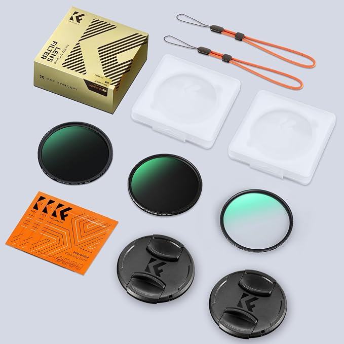 K&F CONCEPT 77mm CPL MCUV ND1000 Lens Filter Kit - Image 7