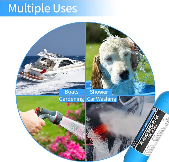 RV Inline Marine Water Filter, Bad Taste, Odor - Image 7