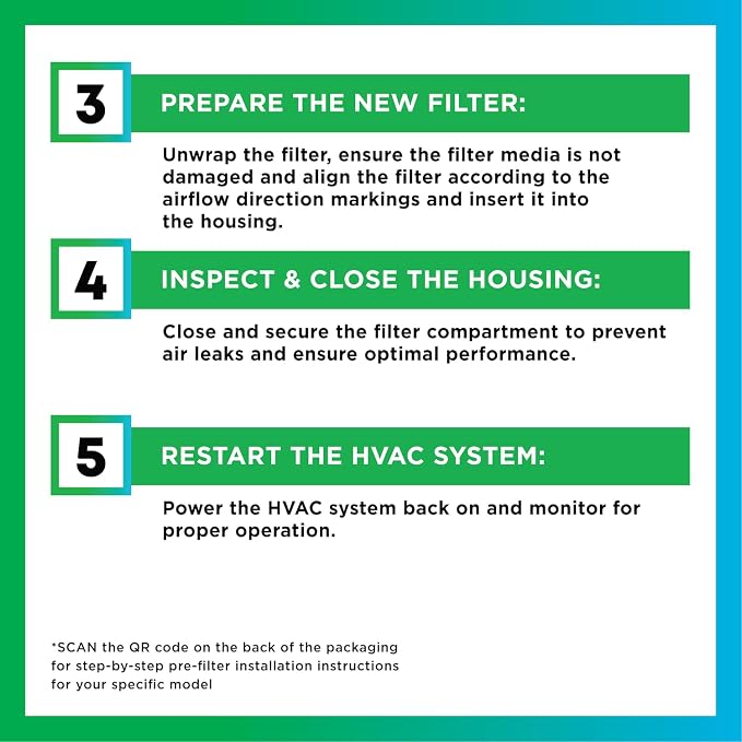 Filterbuy 20x20 Air Cleaner Filter Replacement Pads - Image 6