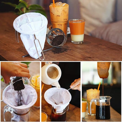Tea Filter Reusable Stainless Steel Strainer, Friendly Using Durable, - Image 6