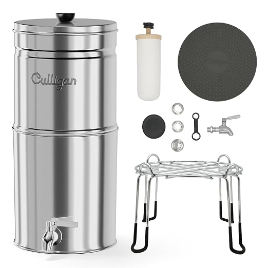 Culligan MaxClear 2.25 Gallon Gravity Water Filter System, Polished - Image 7