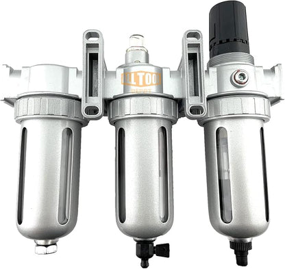 3/8" NPT MID FLOW Filter Regulator Coalescing Desiccant Dryer System - Image 5
