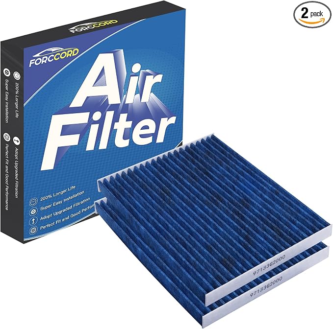 2-PACK HEPA Cabin Air Filter Fits by Forccord