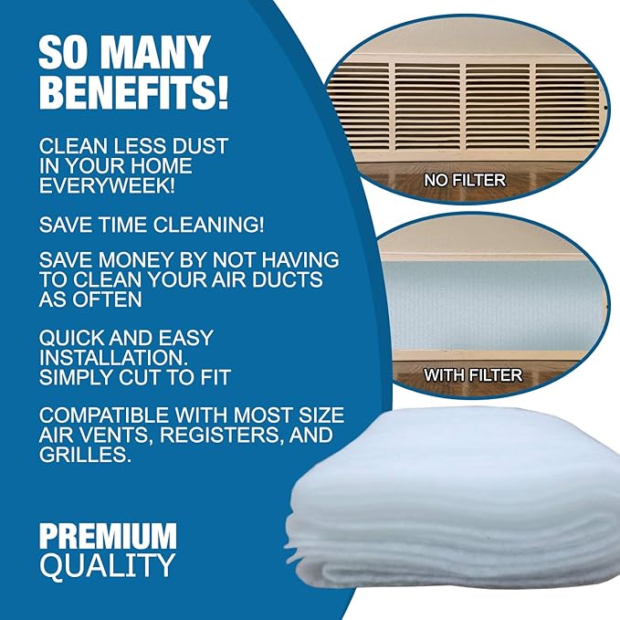 Air Vent Filters Kit, AC & Heating. - Image 5