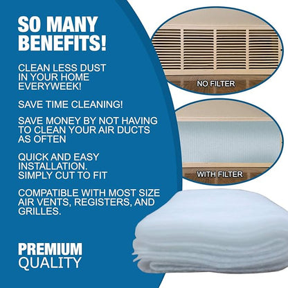 Air Vent Filters Kit, AC & Heating. - Image 5
