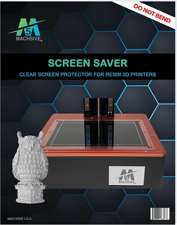 ZeroBubble Screen Saver for Photon M3 Max Resin 3D Printer by Mach5ive