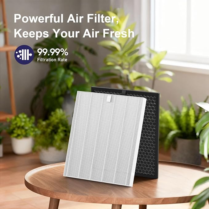 5510 Filter Q Replacement for Winix 5510 and 5520 Air Purifier, 1x H13 True - Image 2