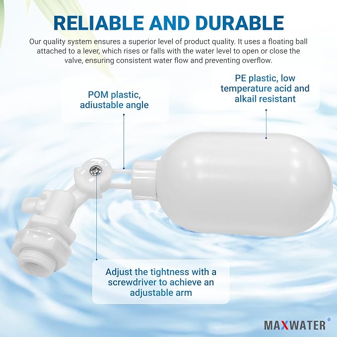 2 pcs Max Water Filter Float Ball Valve - Image 3