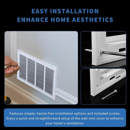 20x12 Return Air Grille, Return Air Vent Cover - Image 3