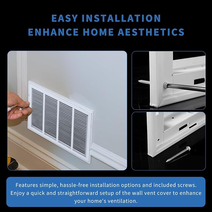 24x20 Return Air Grille, Return Air Vent Cover - Image 3
