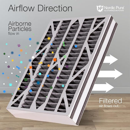 Nordic Pure 16x25x3 MERV 8 Plus Carbon Trion Air Bear Cub Replacement Air - Image 8