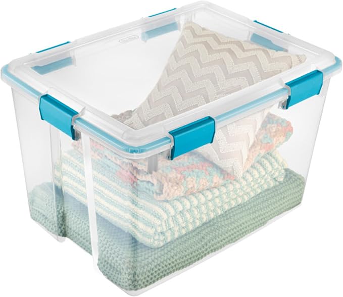 Sterilite 12-Pack Gasket Box, Weather-Resistant Storage Bins - Image 8