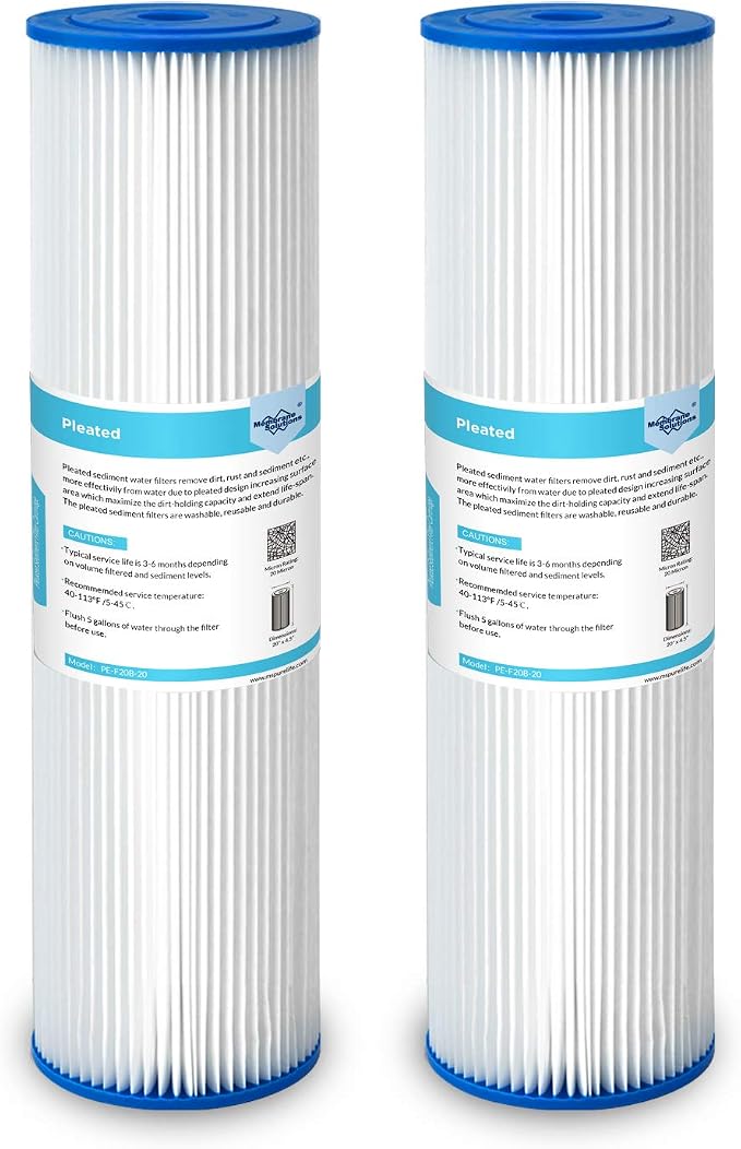 Membrane Solutions 20 Micron Whole House Sediment Water Filter Replacement by MembraneSolutions
