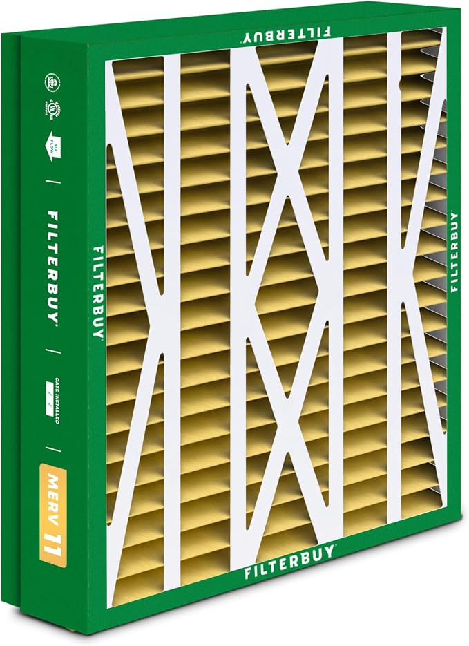 Filterbuy 21x27x5 Air Filter MERV 11 Superior Pet & Allergy Defense, Pleated - Image 8