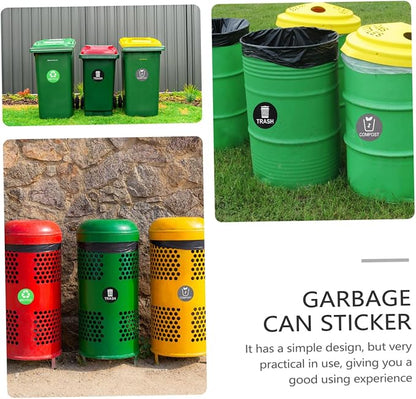 9pcs Trash Can Classification Stickers Recycling Labels - Image 8