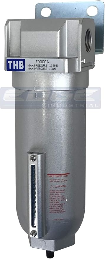 HEAVY DUTY INDUSTRIAL RATED HIGH FLOW PARTICULATE FILTER, IN-LINE WATER TRAP - Image 2